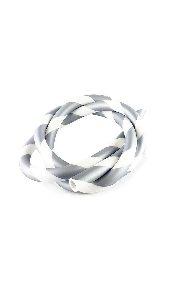 Manguera Soft Stripped - White/Silver