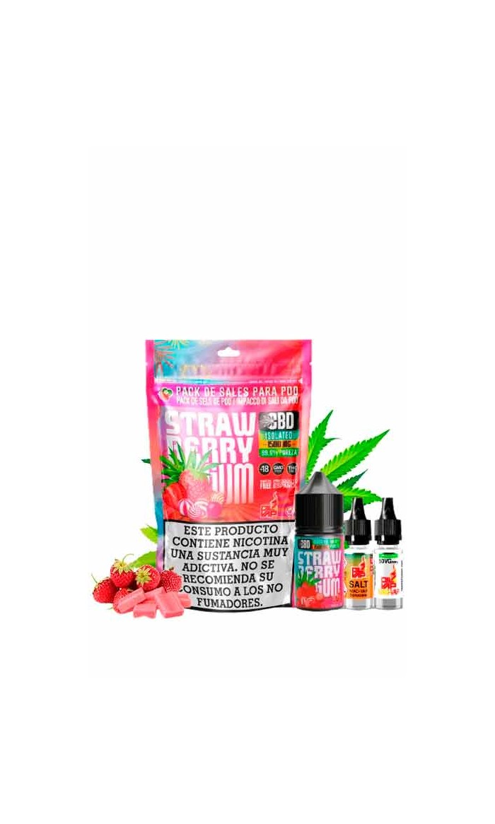 Pack de Sales CBD 1500mg - Strawberry Gum