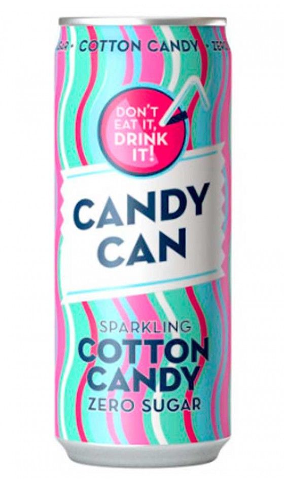 Bebida con gas Candy Can - Algodón De Azúcar
