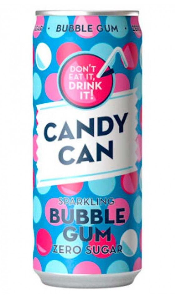 Bebida con gas Candy Can - Bubble Gum