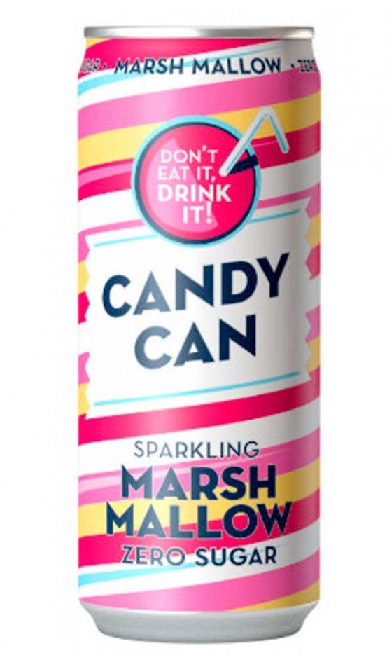 Bebida con gas Candy Can - Marshmallow