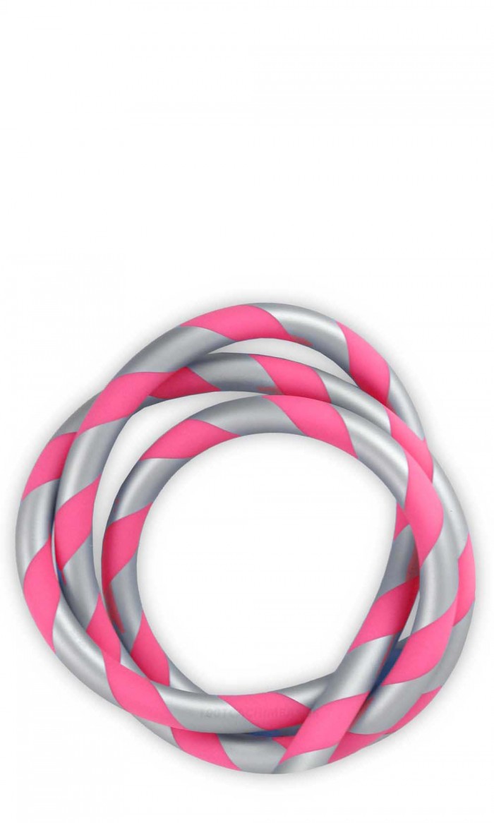 Tubo de manguera Soft Stripped - Pink/Silver