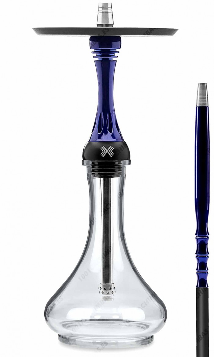 Cachimba Alpha Hookah Model X - Dark Blue