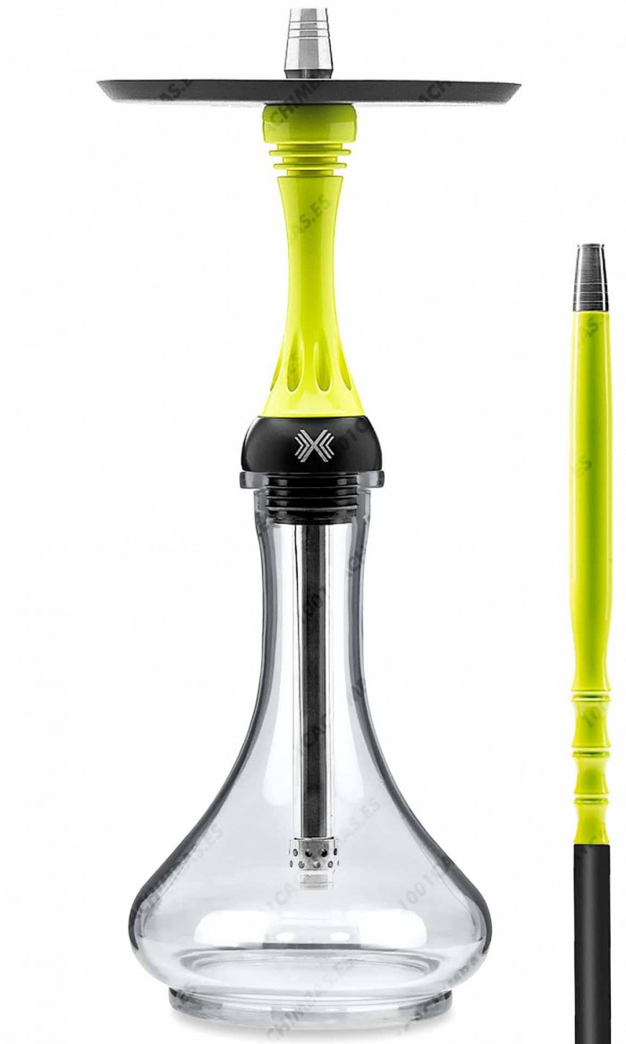 Cachimba Alpha Hookah Model X - Yellow Neon