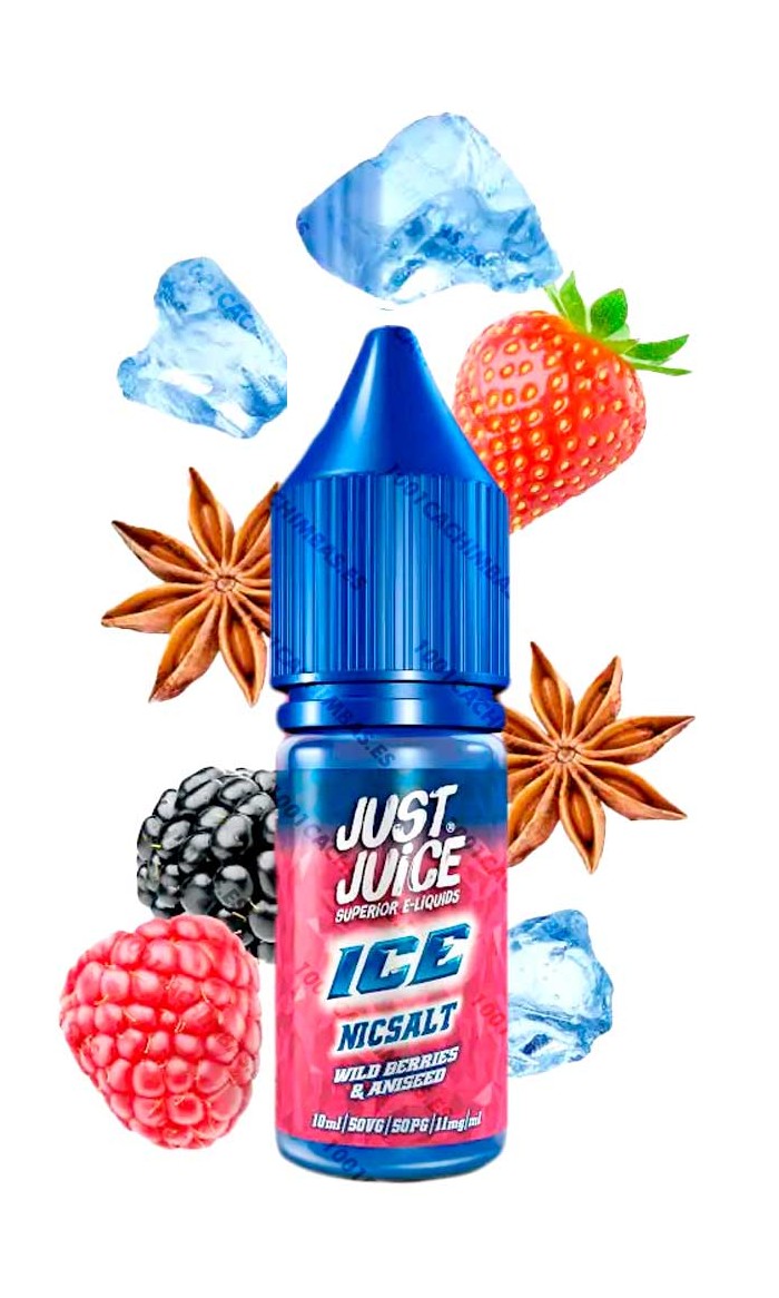 Just Juice Nic Salt ICE 5mg - Wild Berries Aniseed