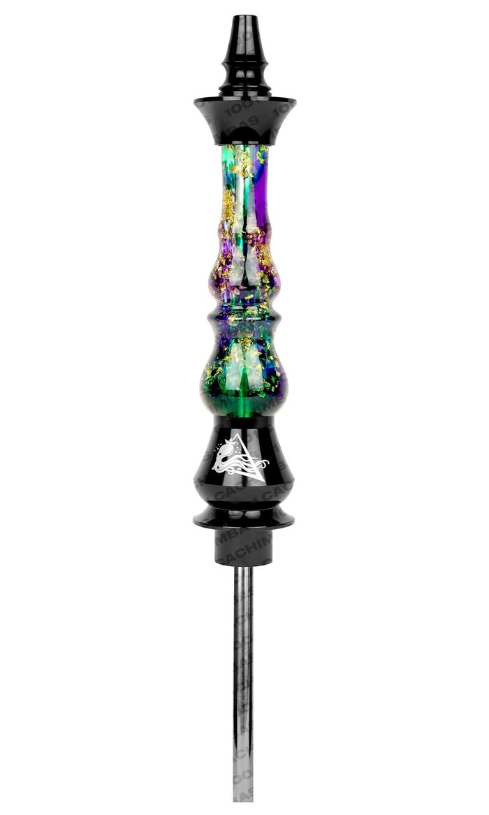 Stem Shisha Nayb Hookah - Purple/Green Gold