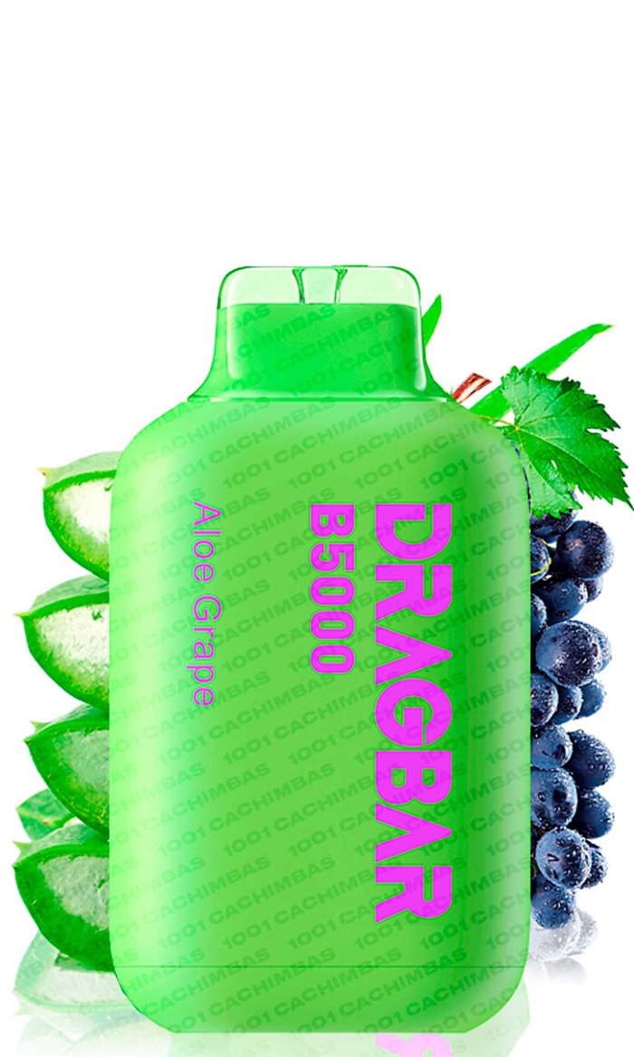 POD Desechable Dragbar B5000 Zero - Aloe Grape