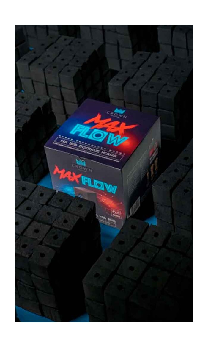Carvão natural - Crown Max Flow C26 1Kg
