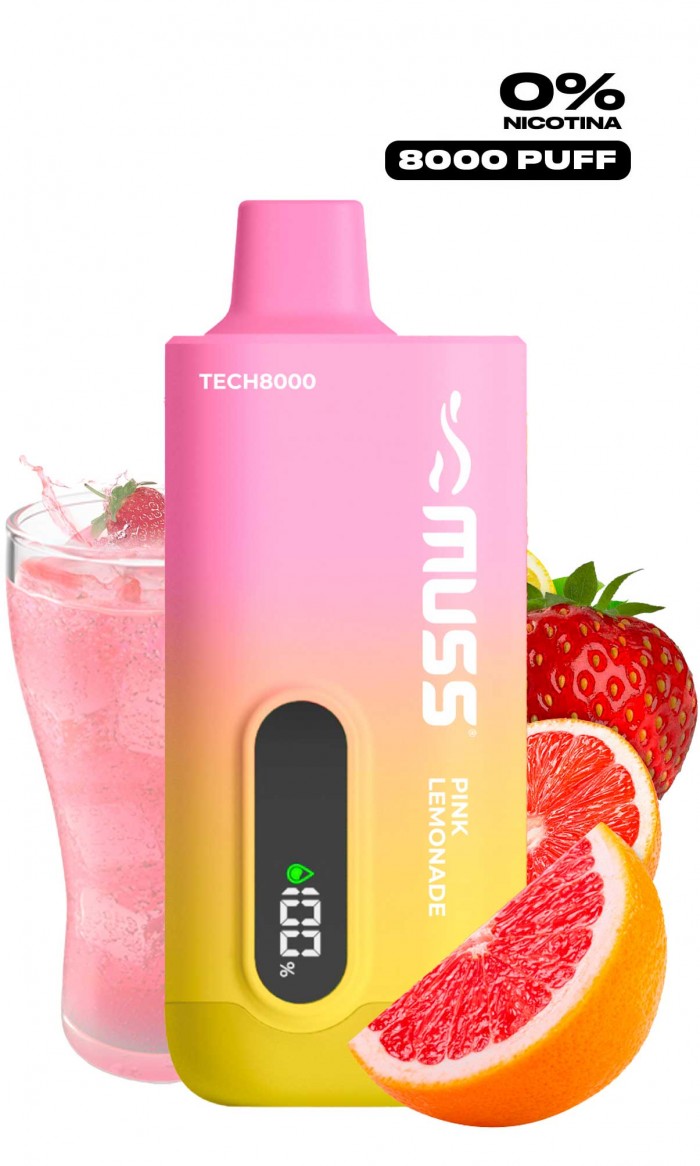 POD Descartável Muss 8000C - Pink Lemonade